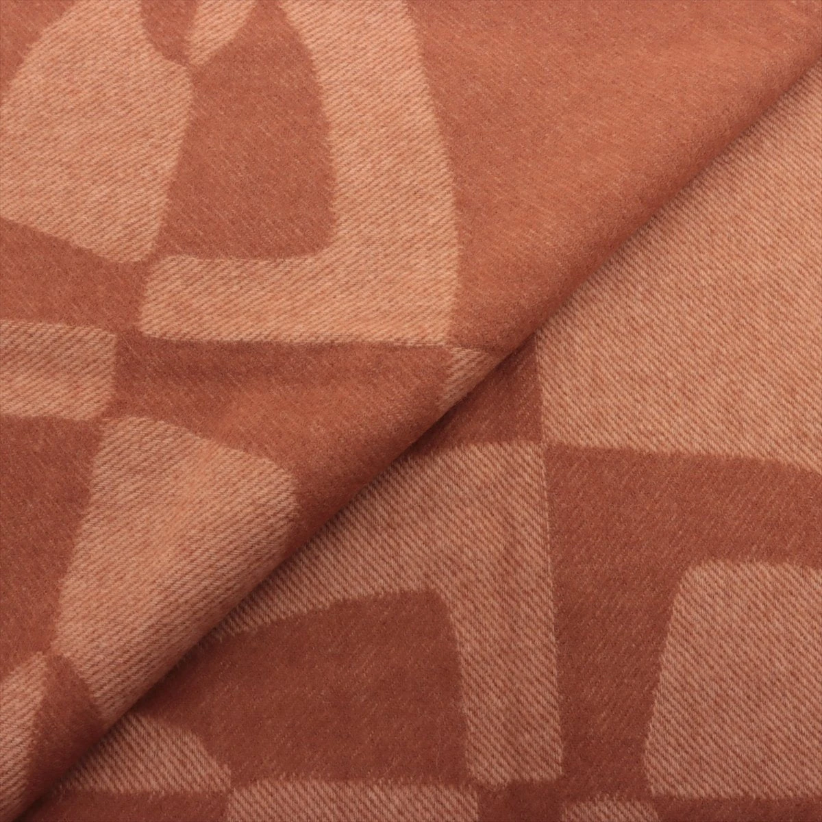 HERMES カシミヤ マフラー シェーヌ・ダンクル・オプティック エルメス(HERMES)エルメス カシミヤマフラー 《シェーヌ