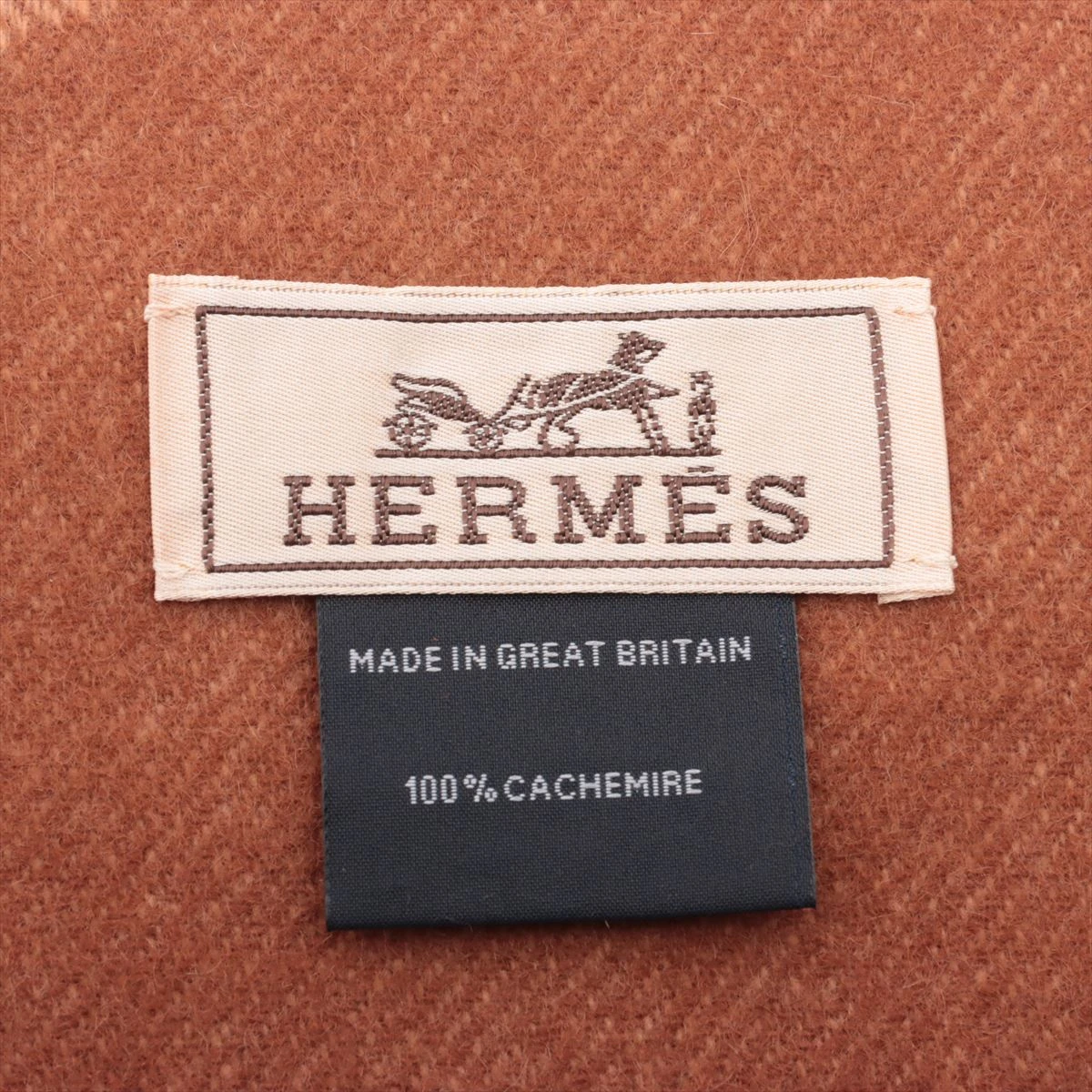 HERMES カシミヤ マフラー シェーヌ・ダンクル・オプティック HERMES - 美品○HERMES エルメス カシミヤ シルク