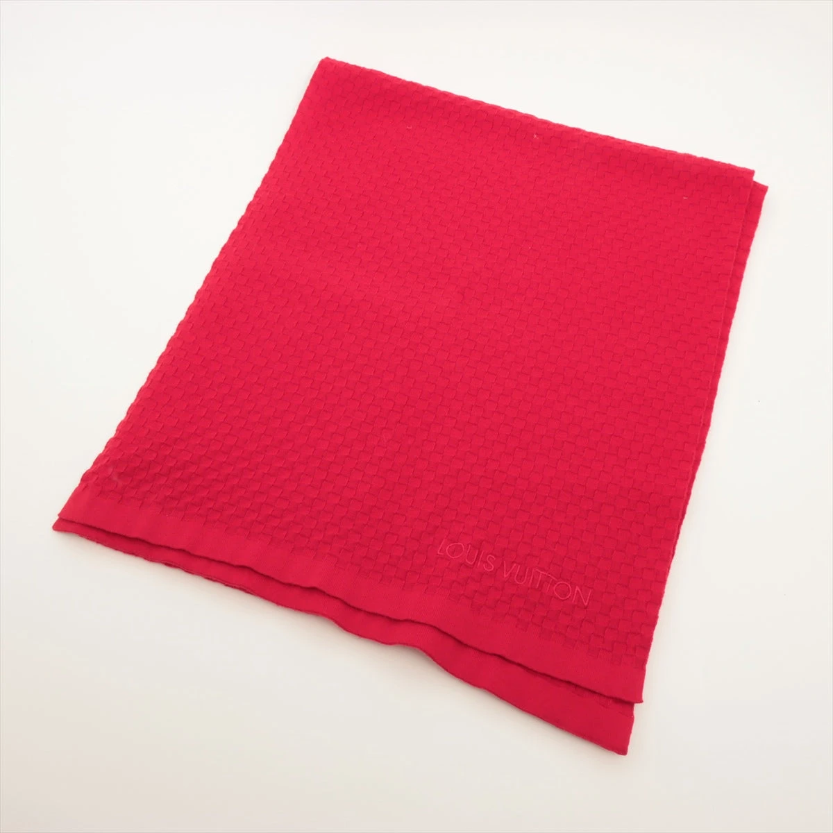 LOUIS VUITTON エシャルプ マイクロ ダミエ ストール (赤) 【公式通販】