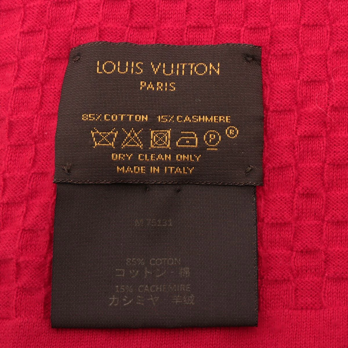 LOUIS VUITTON エシャルプ マイクロ ダミエ ストール (赤) 【公式通販】