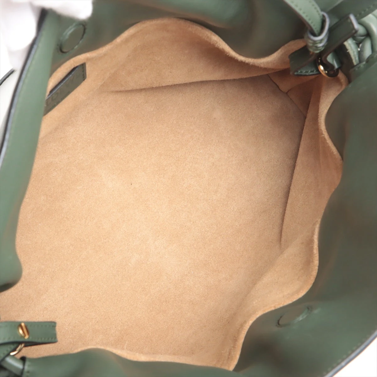 ロエベ フラメンコ クラッチ ミディアム カーキ レザー ショルダーバッグ LOEWE☆フラメンコクラッチミニ ダークカーキグリーン (LOEWE