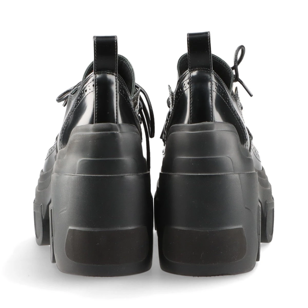 ALM. ブラックレザー シューズ 38 ストラット（STRUTT） STRUTT ストラット ドレスシューズ レザー