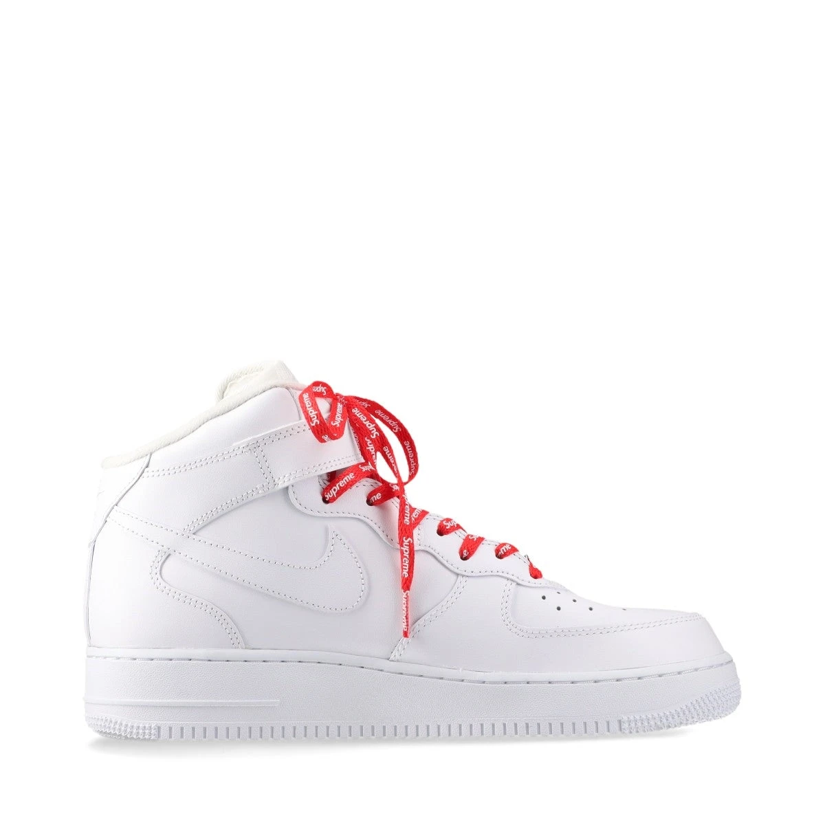 ナイキ×シュプリーム AIR FORCE 1 MID SP レザー ハイカット