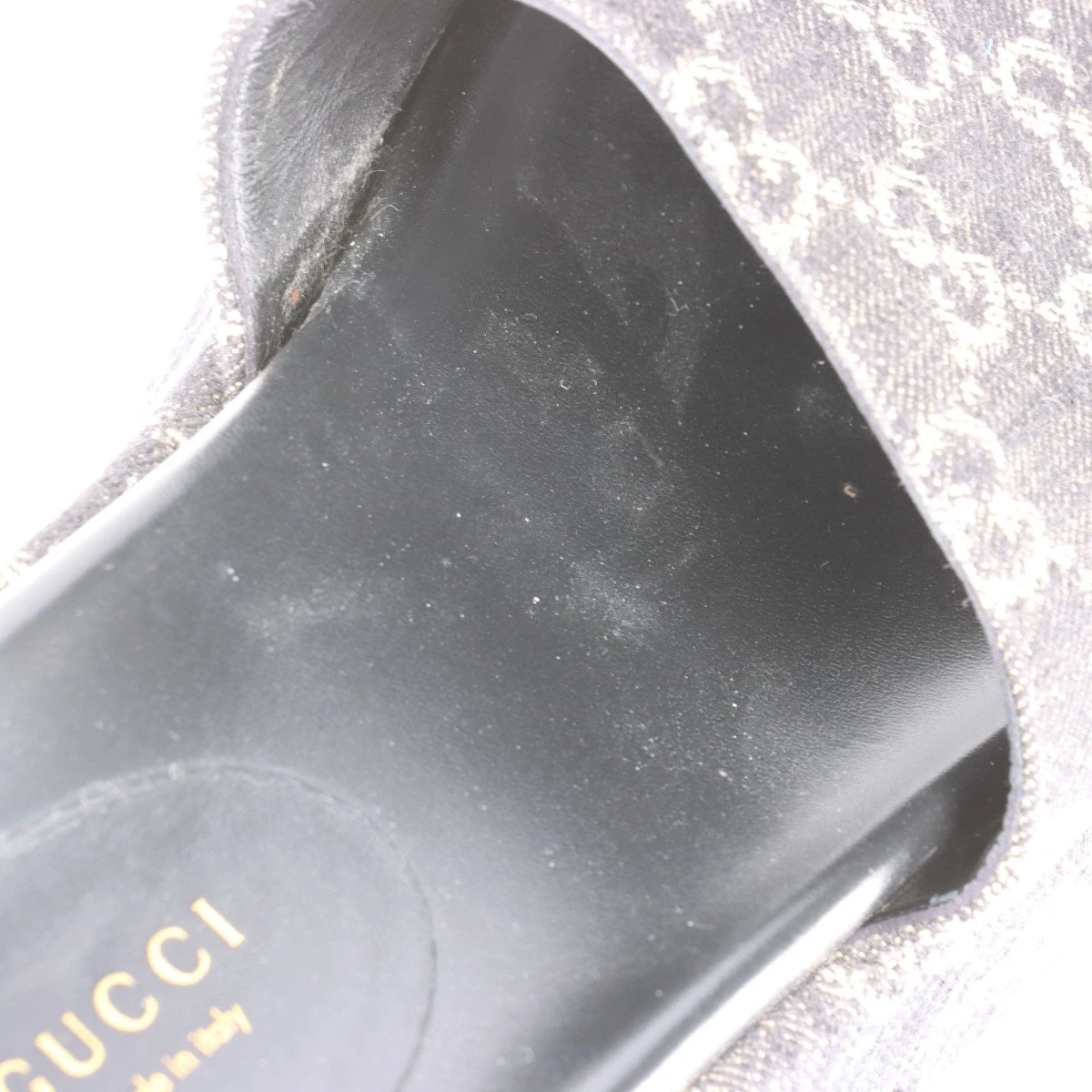 グッチ　サンダル　37 箱無し 楽天市場】グッチ GUCCI ブラック 新品同様 ホースビット