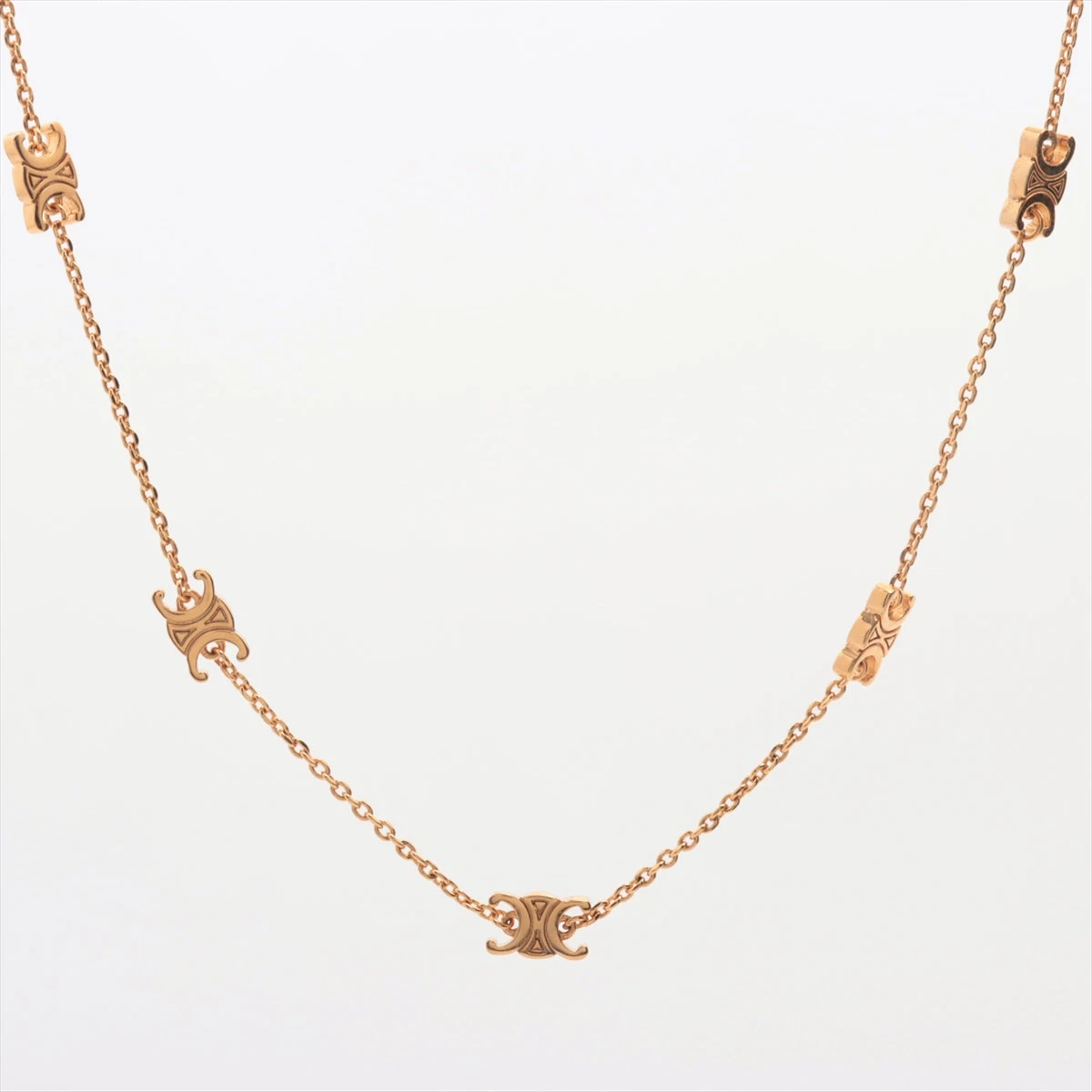 CELINE ミニ トリオンフ ネックレス 新作 国内発送 CELINE】TRIOMPHE ミニ トリオンフ ネックレス (CELINE