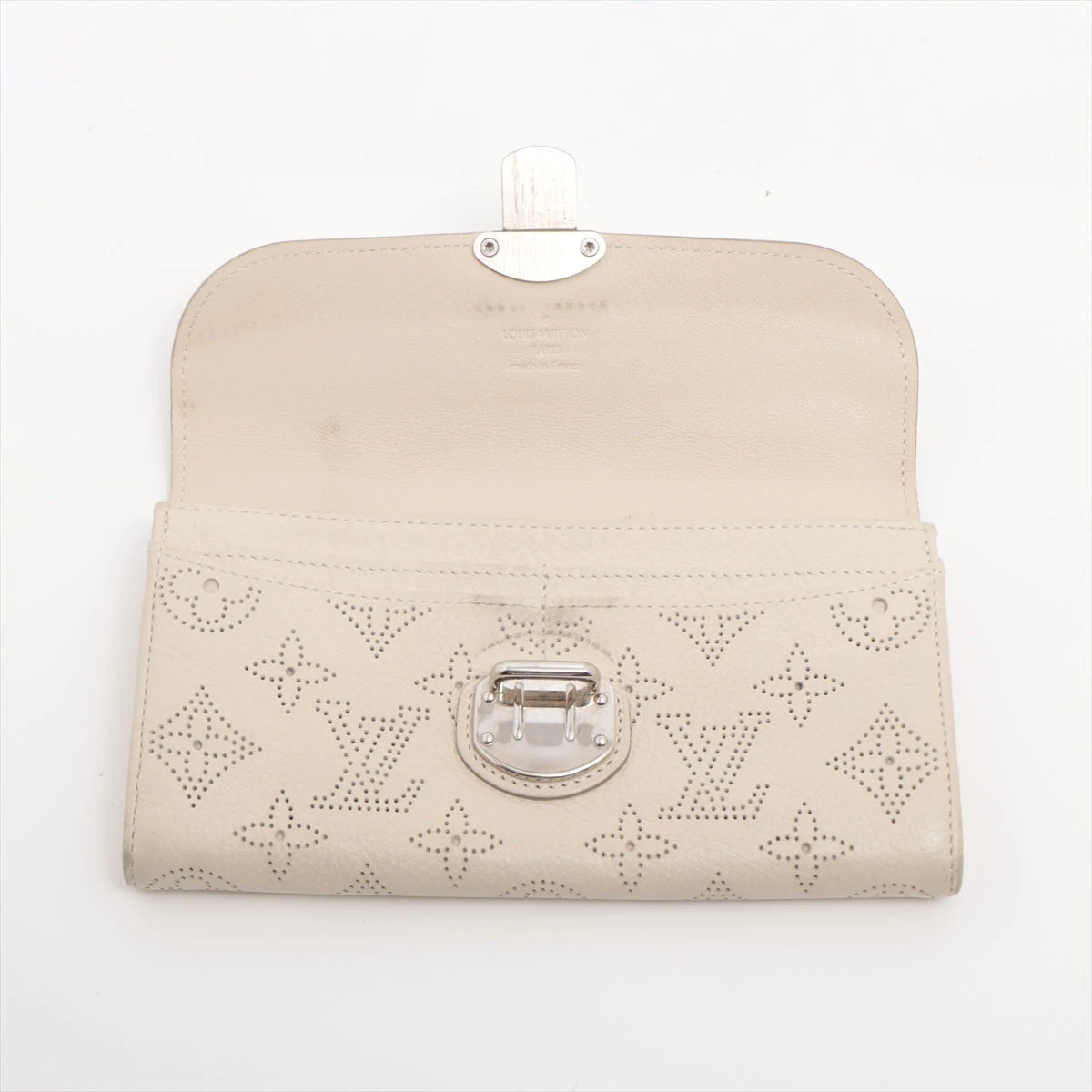 ヴィトン マヒナ ポルトフォイユイリス M58159 アイボリー 財布 