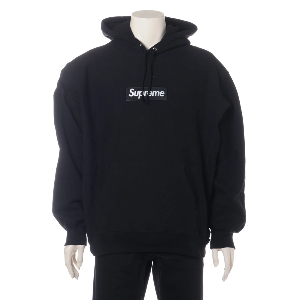 シュプリーム 24AW コットン×ポリエステル パーカー L メンズ ブラック 