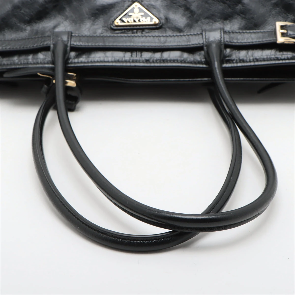 プラダ エクストララージ レザー 2WAYトートバッグ ブラック