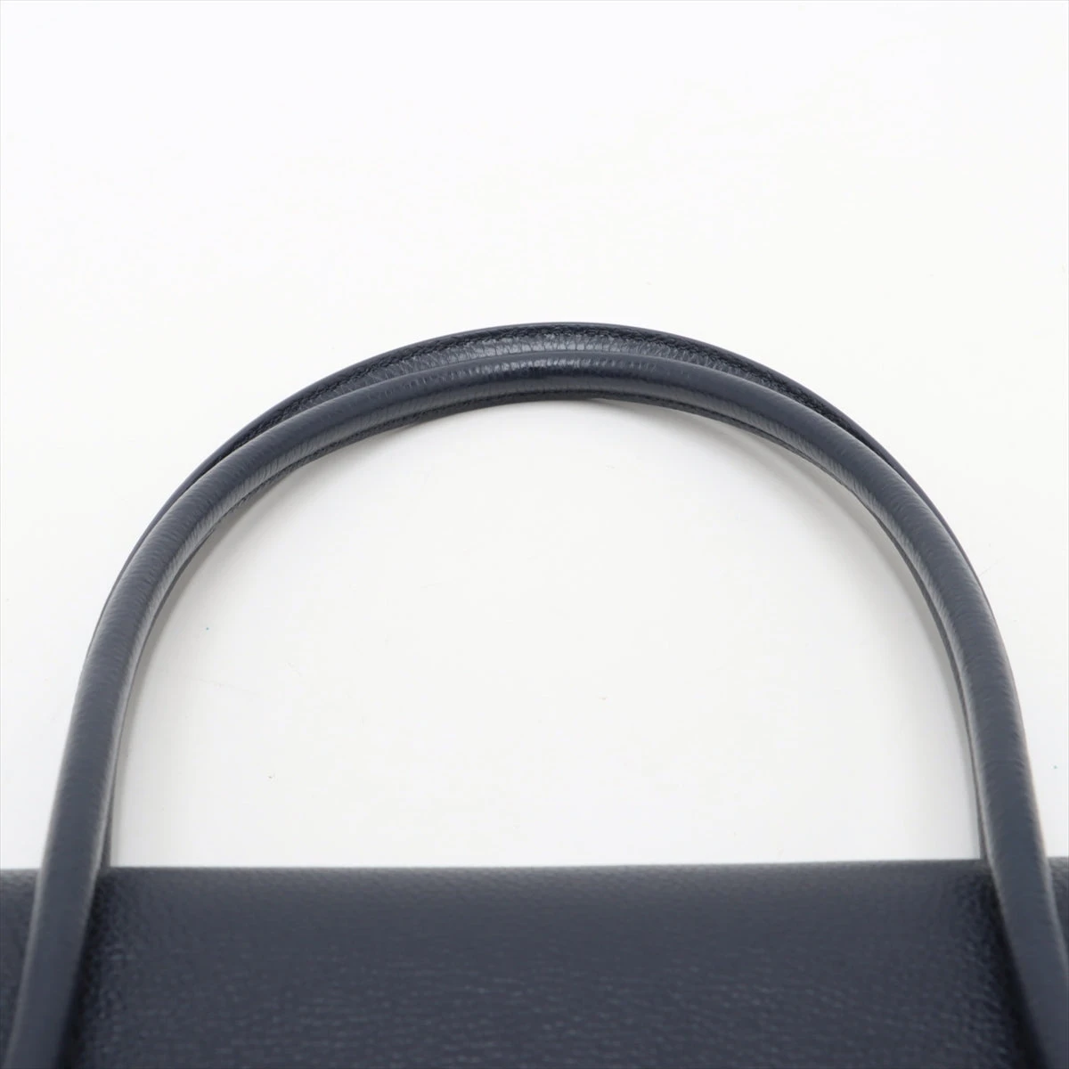 フェラガモ イーストウエスト レザー トートバッグ ネイビー A3459684