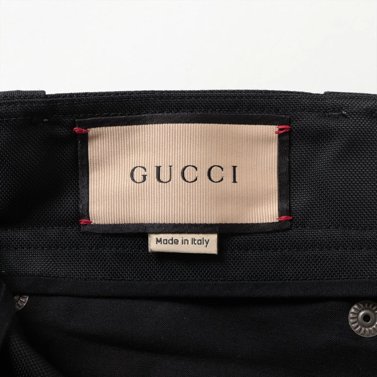 グッチ 23SS ナイロン カーゴパンツ 44 メンズ ブラック 710432