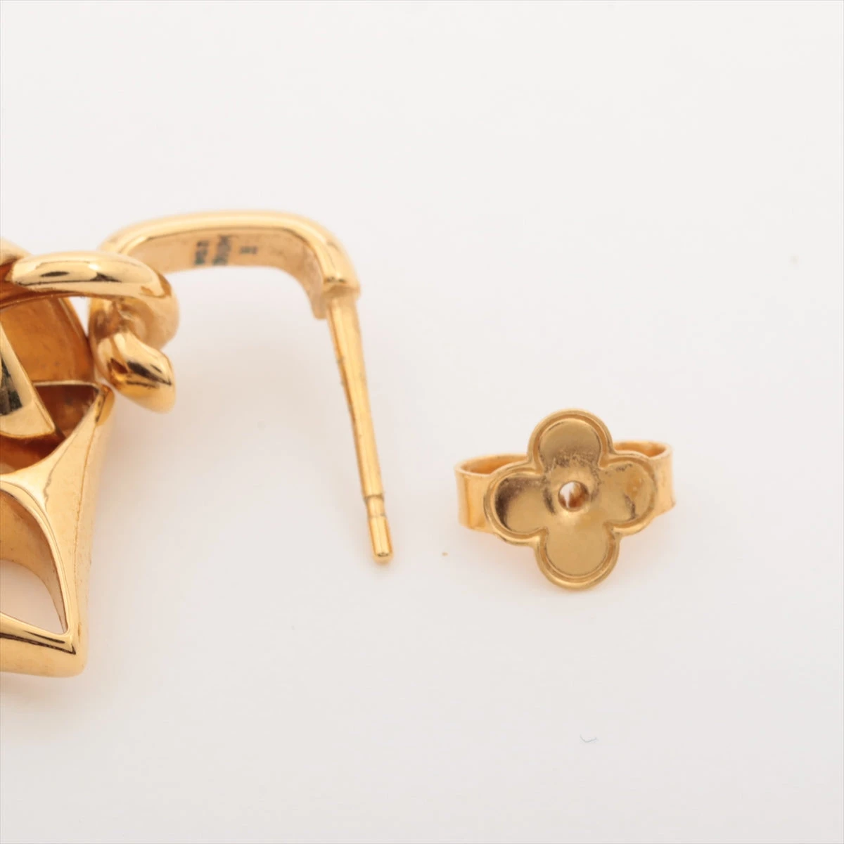 美品 ルイヴィトン VUITTON M69662 ピアス クレイジーインロック ヴィトン M69662 ブックル ドレイユ クレイジー イン ロック