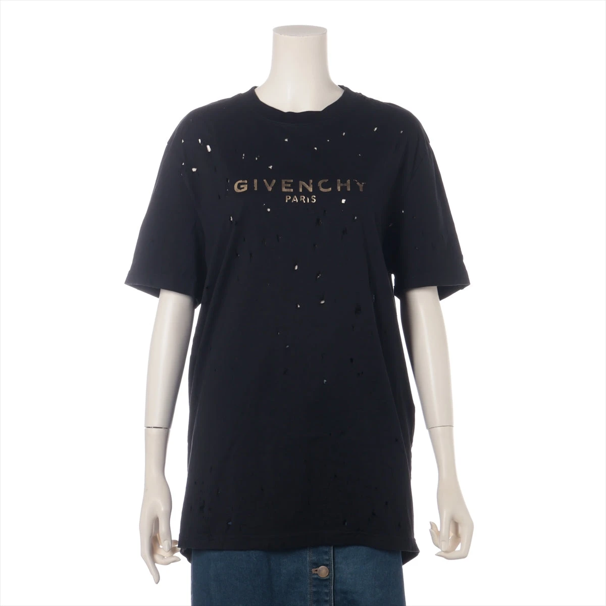 ジバンシィ コットン Tシャツ S レディース ブラック BW700D3Z3F ジバンシィ コットン Tシャツ S レディース ブラック BW700D3Z3F
