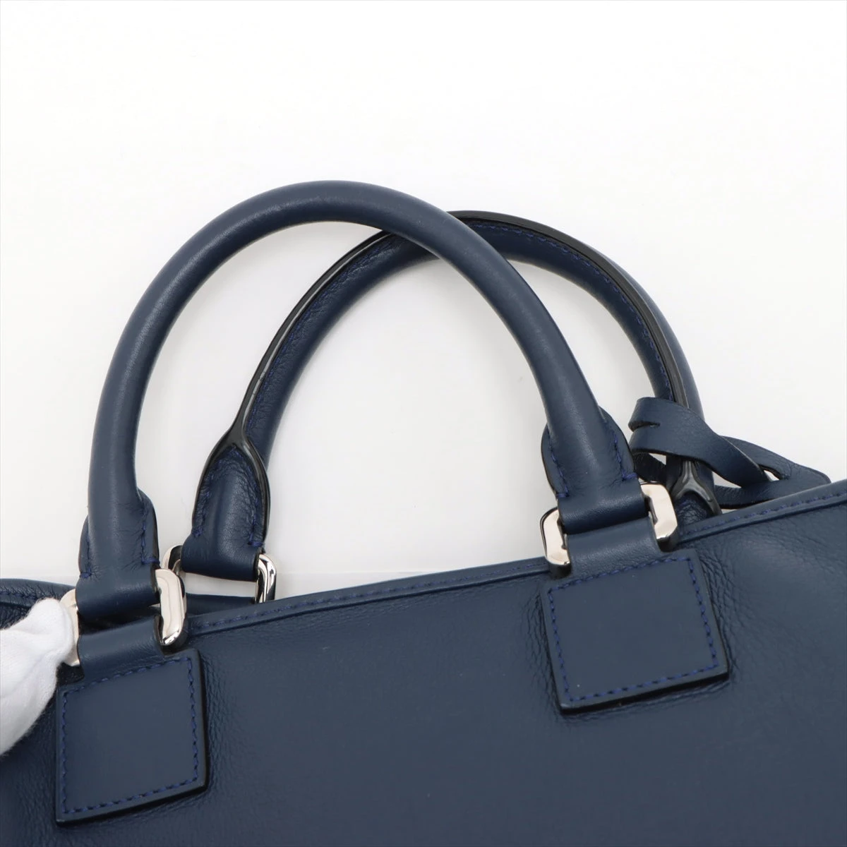 ロエベ　アマソナ　2way 超美品　ネイビー　スカーフ付(6月末検定屋で売却 楽天市場】ロエベ アマソナ ネイビーの通販