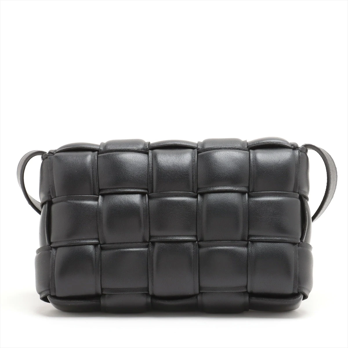 希少　ボッテガヴェネタ　ボディバック　イントレチャート　レザー　ブラック Bottega veneta ボッテガヴェネタ トートバッグ イントレチャート