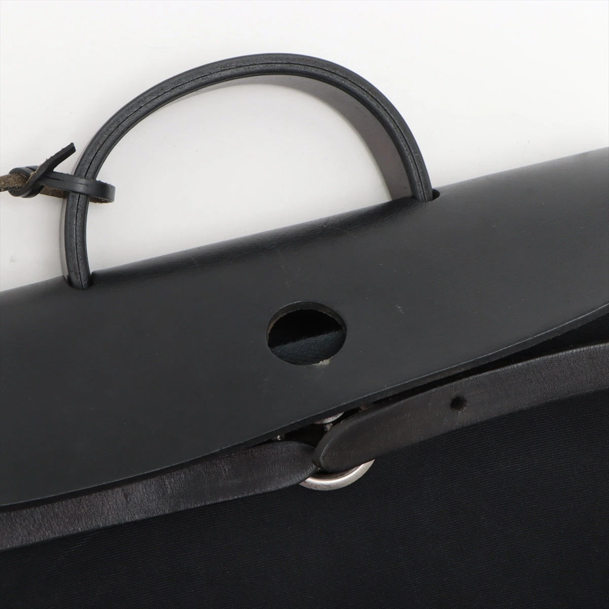 エルメス エールバッグアドPM トワルオフィシエ×カーフレザー