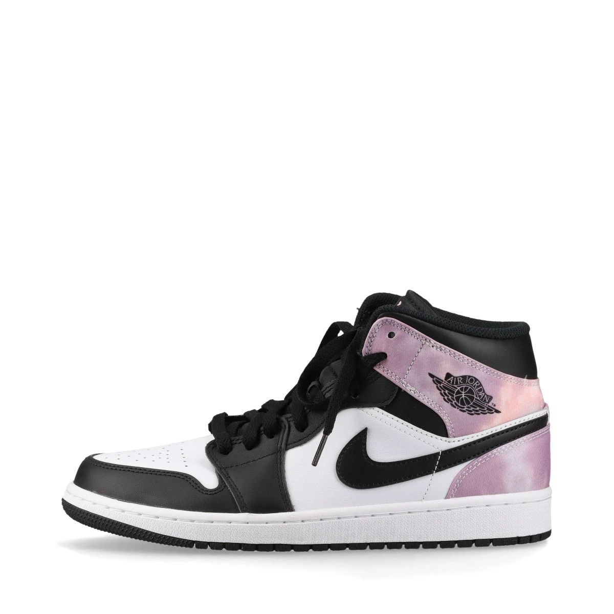 驚きの激安価格 JORDAN AIR ナイキ 1 ハイカット レザー×ファブリック MID シューズ(女性用)