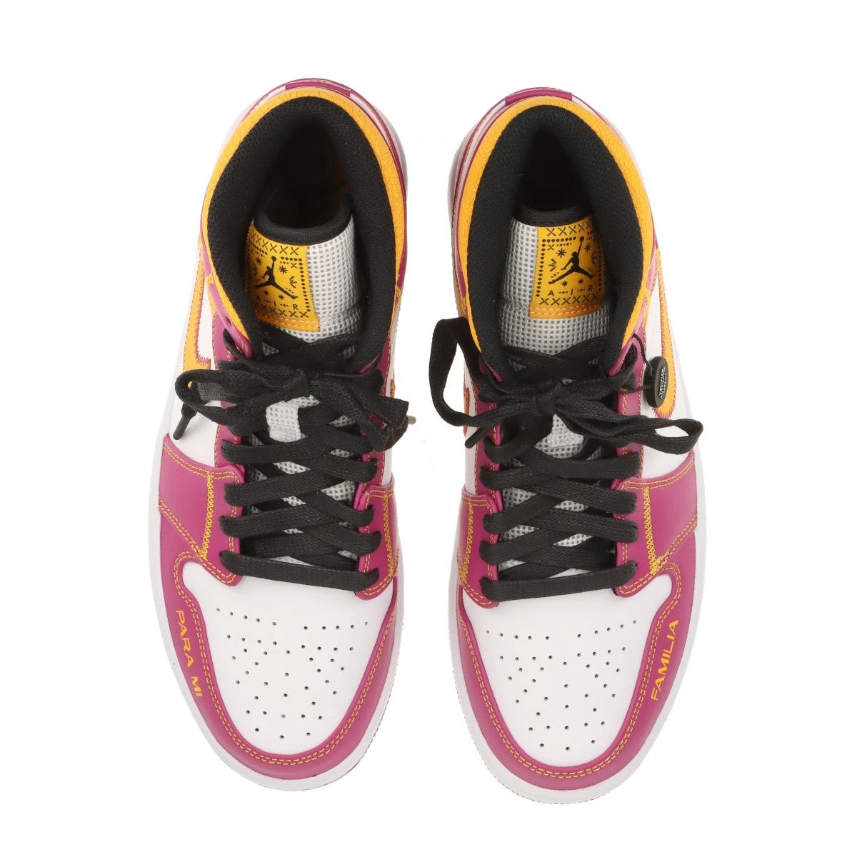 Nike Air Jordan 1 パープル　イエロー　24.5 エア ジョーダン 1 NIKE AIR JORDAN MID LAKERS ナイキ ミッド