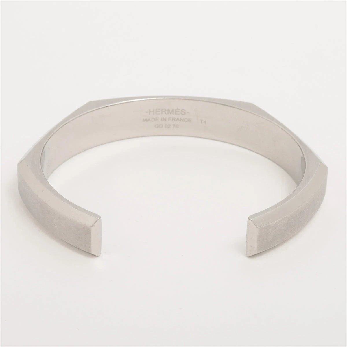 HERMES シルバーバングルT4 箱付き エルメス ツールボックス バングル T4 GP シルバー A3451799