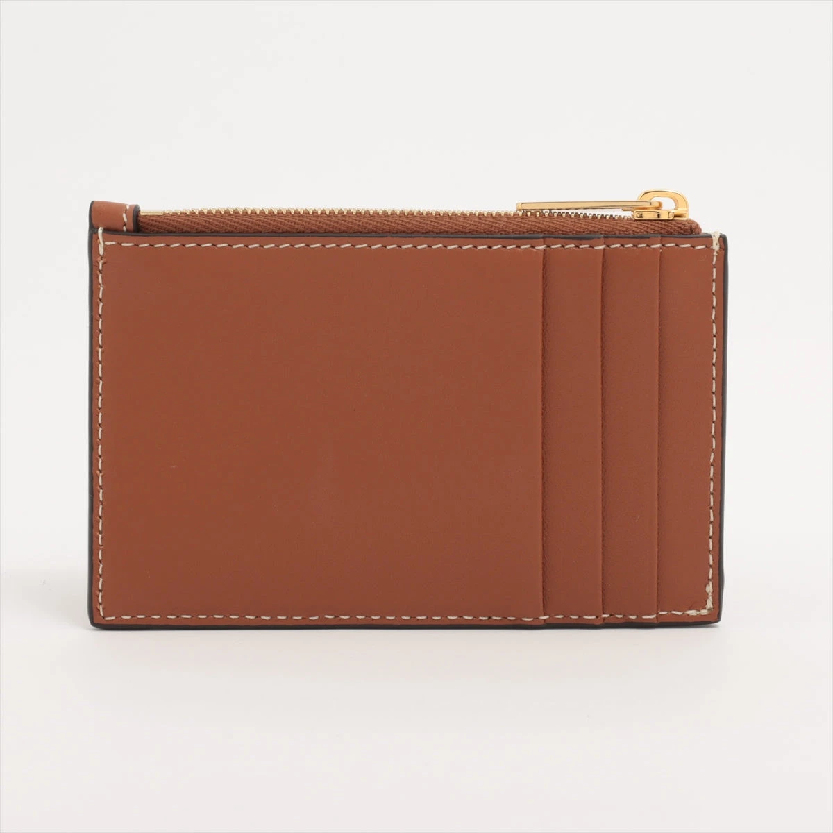 CELINE ブラウン レザー カードケース