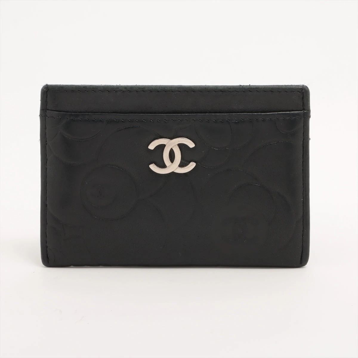 【機能美×高級感◎】CHANEL カメリア パスケース 上品素材 シャネル カメリア カードケース/パスケース｜中古ブランド品