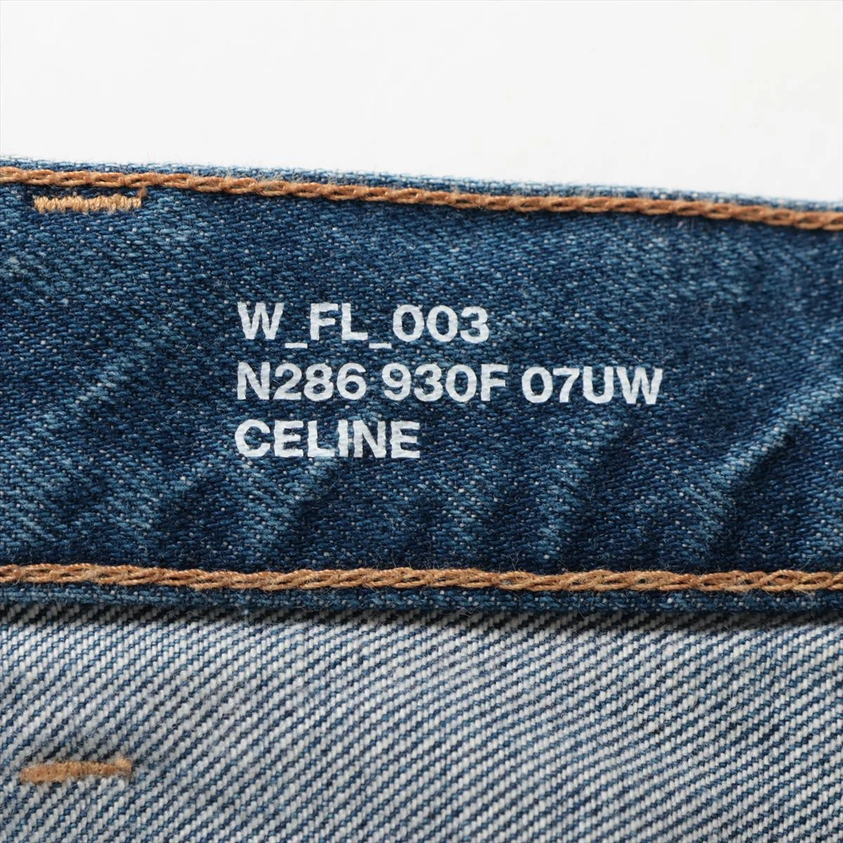 セリーヌ トリオンフ コットン デニムパンツ 26 レディース ネイビー
