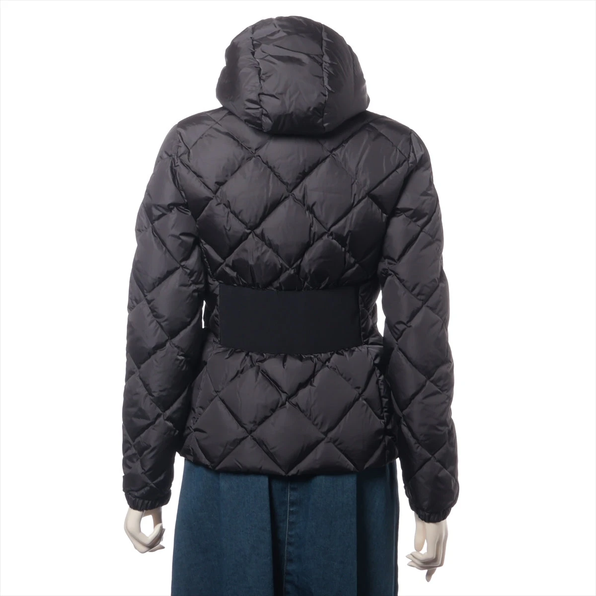 モンクレール グレー 取り外し可能付きフードダウンジャケット モンクレール 15年 ナイロン ダウンジャケット 00 レディース