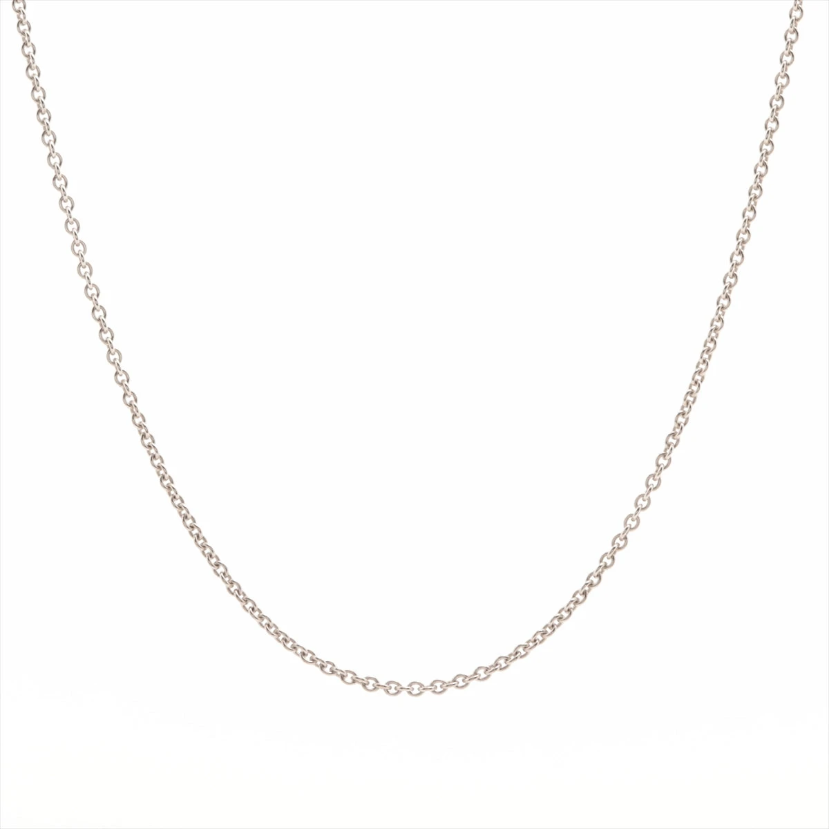 カルティエ フォルサチェーン ネックレス 750(WG) 8.4g A3461596