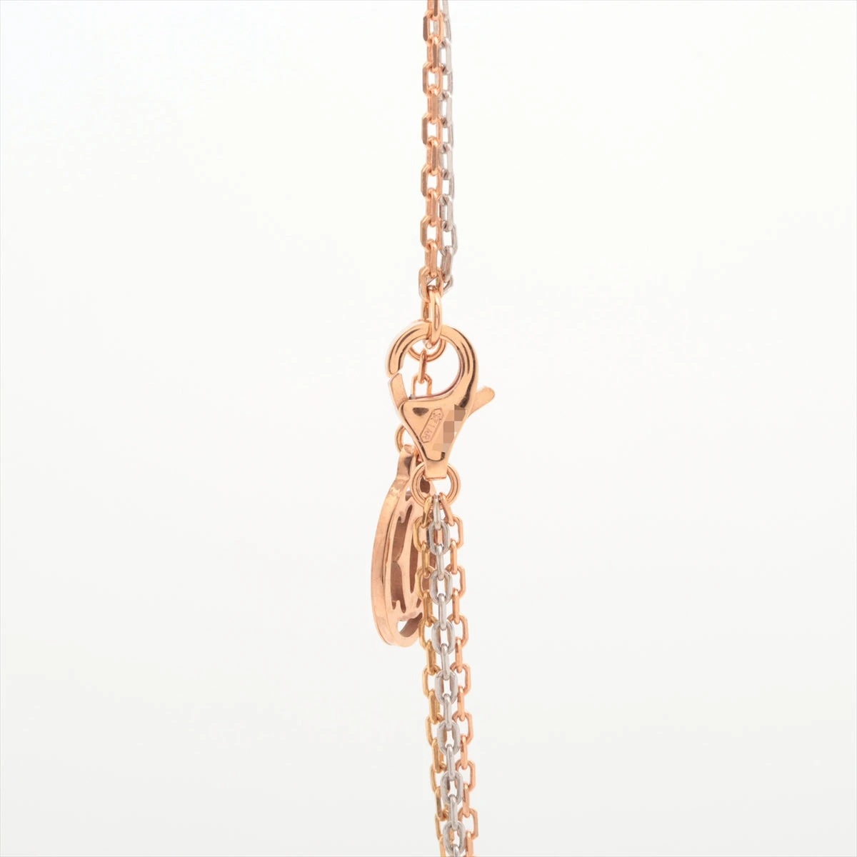 カルティエ スリーゴールド トリプルチェーン ネックレス 750(YG×PG×WG