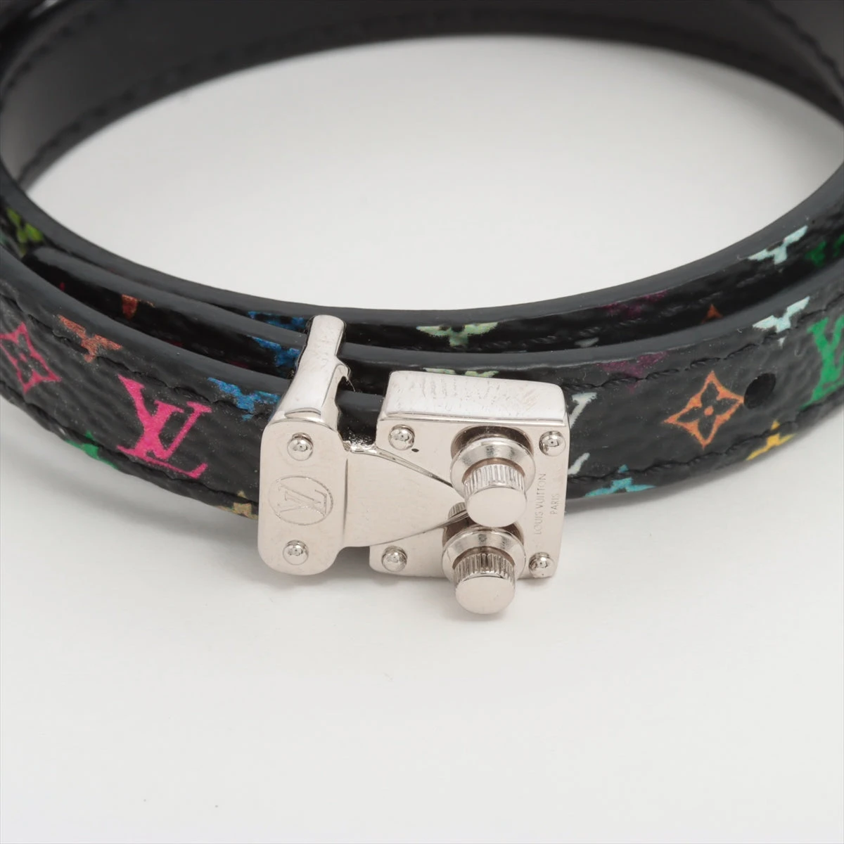 韓国 ファッション通販 LV×TMブレスレット Vuitton Louis M4123F ルイ 村上隆17cm（新着 アクセサリー