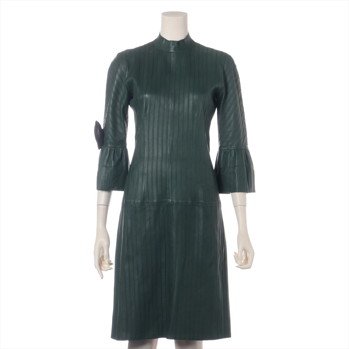グッチ レザー ワンピース 38 レディース グリーン 239-0413-7562  