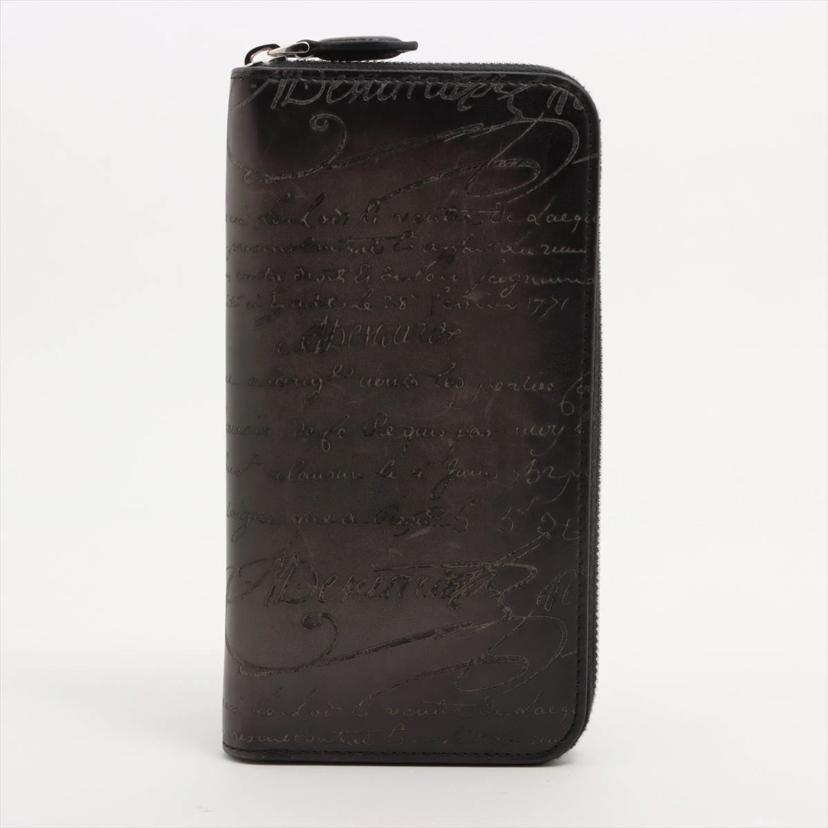 【最終値下!!】ベルルッティ カリグラフィ ブラック ラウンドウォレット 長財布 ベルルッティ カリグラフィ レザー ラウンドジップウォレット ブラック