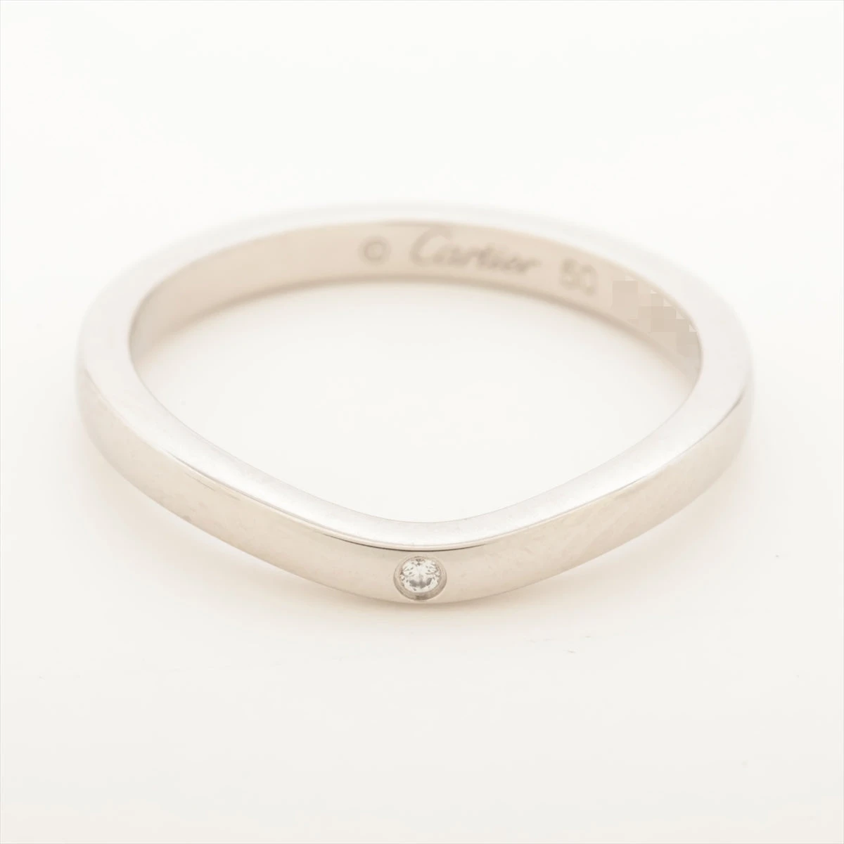 Cartier ダイヤモンド付きリング　刻印無し Cartier ダイヤモンド付きリング刻印無し