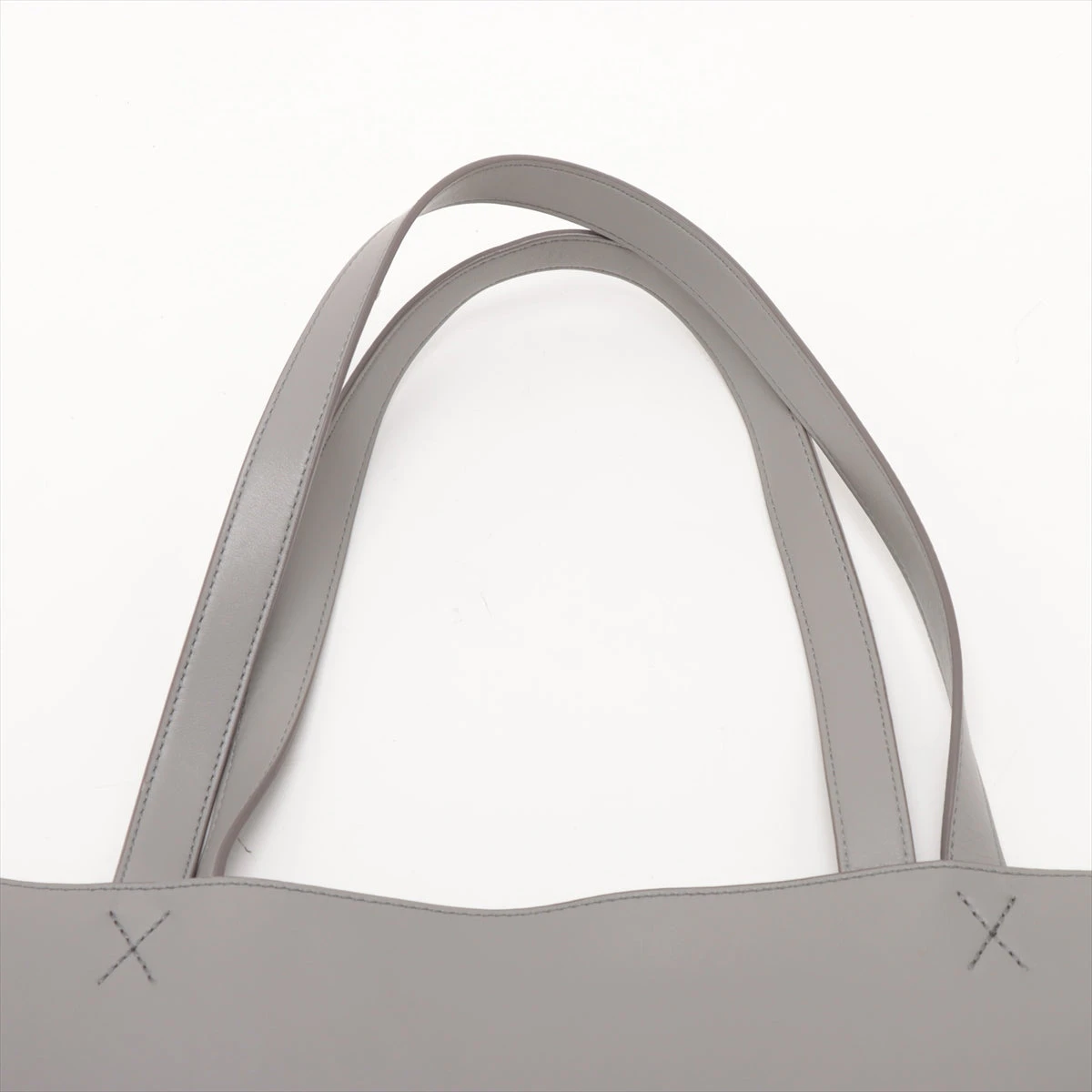 ロエベ パズルフォルド ラージ レザー トートバッグ グレー A3462647