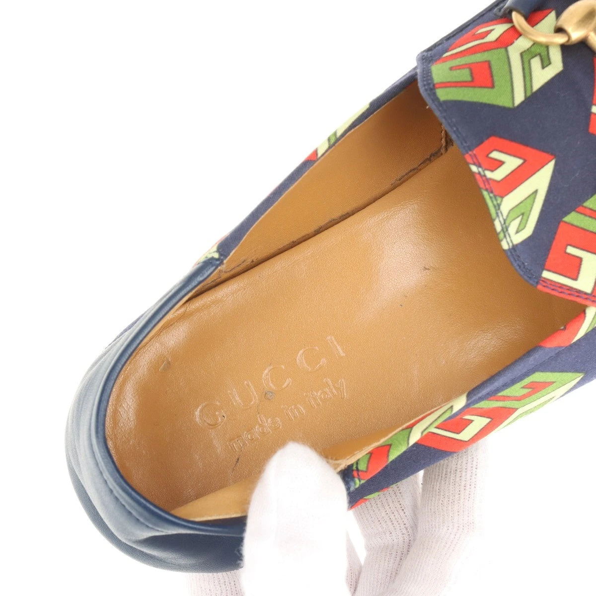 グッチ　GUCCI ホースビットローファー　スエード　ブルー　6B グッチ GUCCI ホースビットローファー スエード ブルー 6B