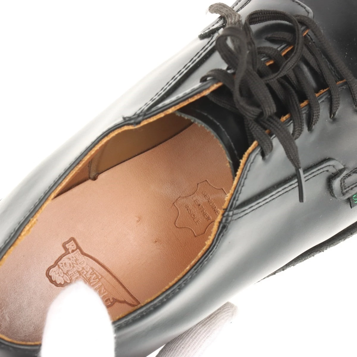 レッドウィング レザー レザーシューズ US8 メンズ ブラック 101