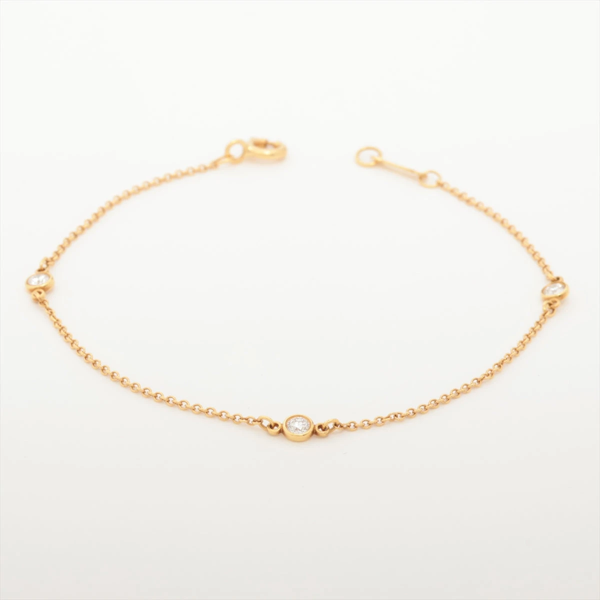 未使用品⭐︎ティファニー ブレスレット バイザヤード Au750 TIFFANY&Co. ティファニー バイザヤード グリーンジェイド 枠