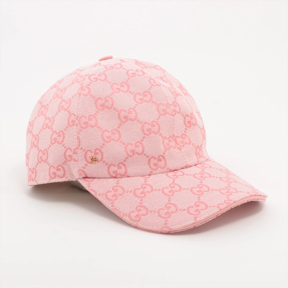 グッチ 748475 GGキャンバス キャップ M コットン×ポリエステル