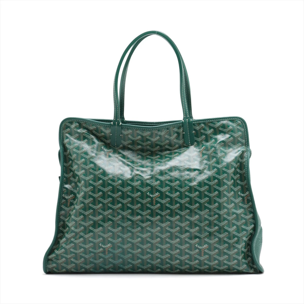 ゴヤール アーディPM PVC×レザー トートバッグ グリーン AP103489