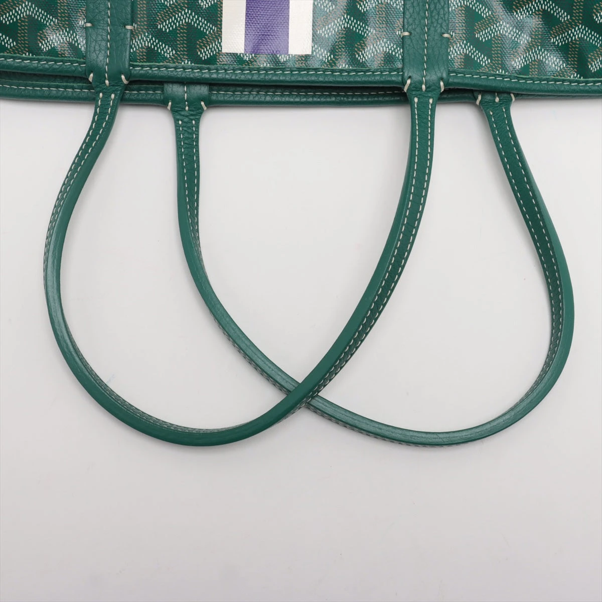 ゴヤール アーディPM PVC×レザー トートバッグ グリーン AP103489