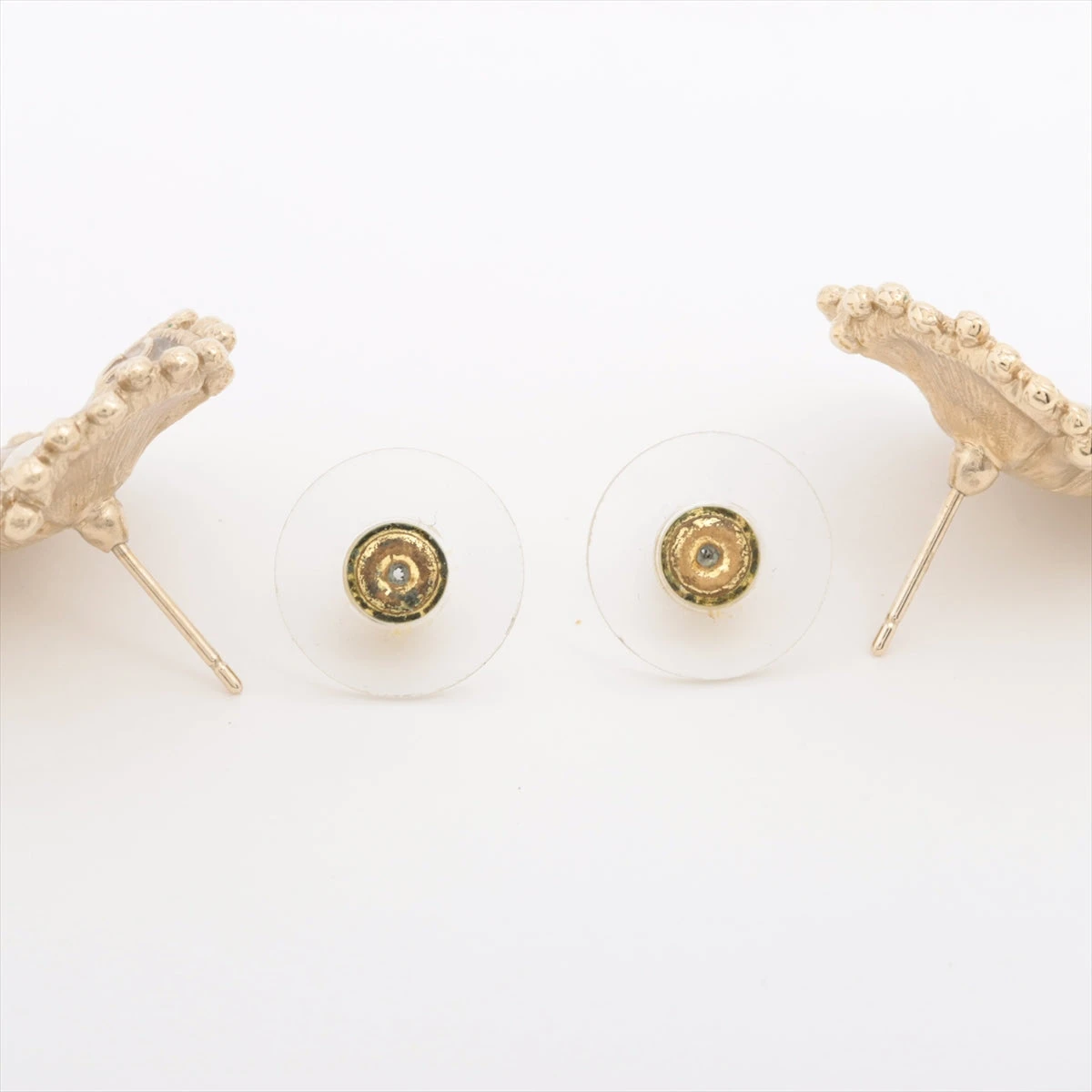 CHANEL シャネル フープピアス ココマーク フェイクパール