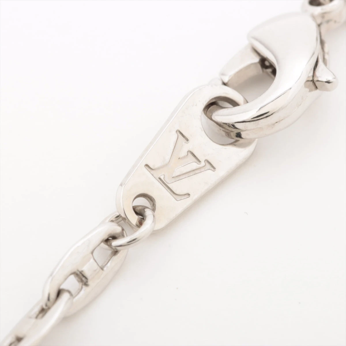 さかさLOUIS VUITTON シルバーネックレスＬＶスピード 圧倒的存在感 ヴィトン ネックレス LV スパイク シルバー (Louis
