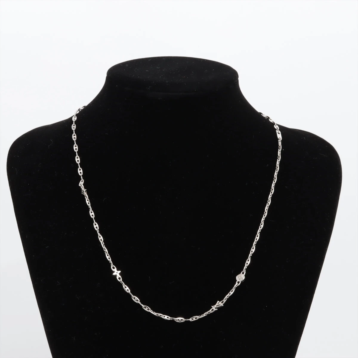 ヴィトン M02225 LV スピード OB3274 ネックレス GP シルバー A3470932