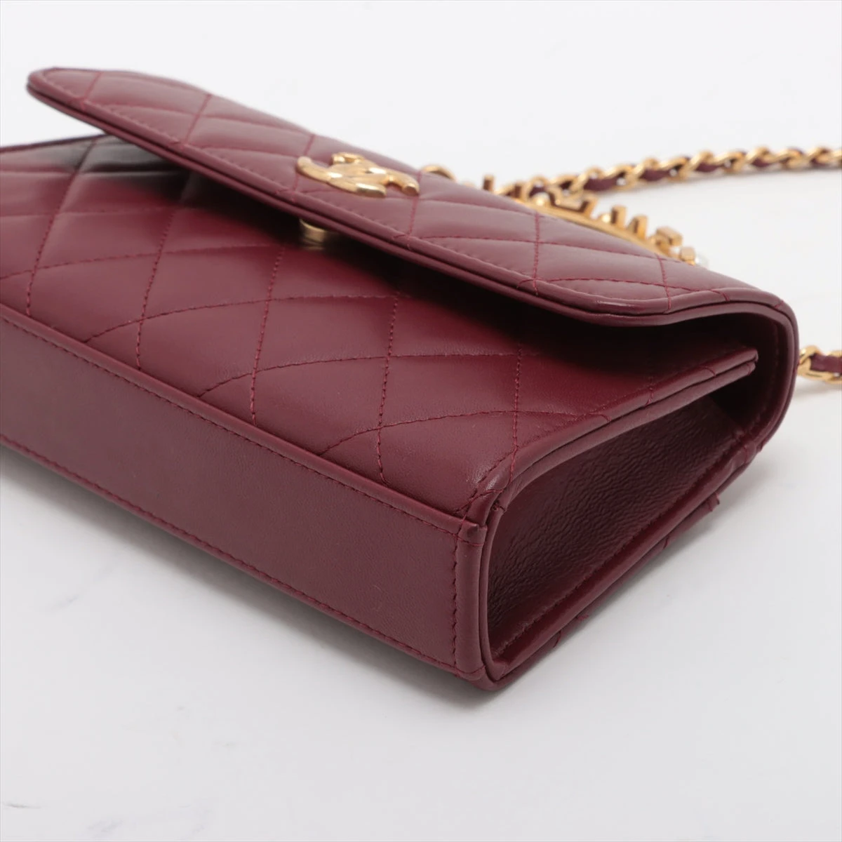 シャネル マトラッセ ラムスキン 2WAYショルダーバッグ トップ