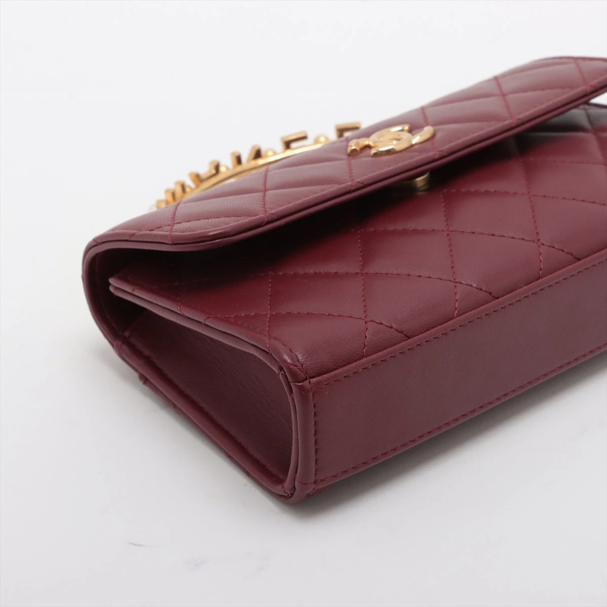 シャネル マトラッセ ラムスキン 2WAYショルダーバッグ トップ