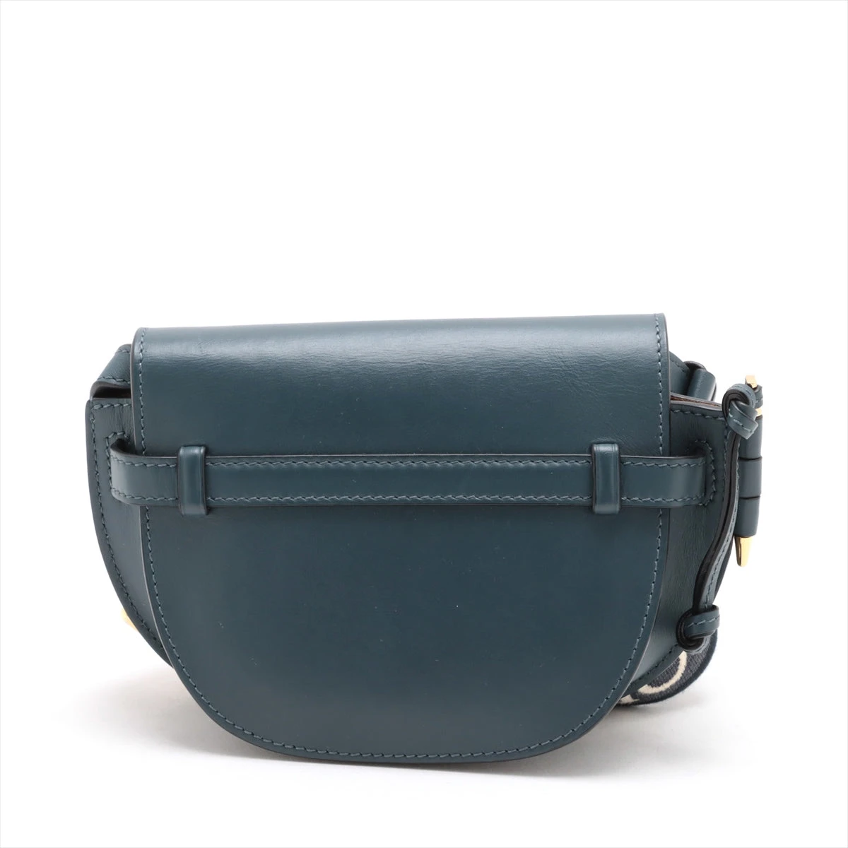 LOEWEロエベ　ゲートデュアル　ショルダーバッグ　ネイビー LOEWEロエベ ゲートデュアル ショルダーバッグ ネイビー - メルカリ
