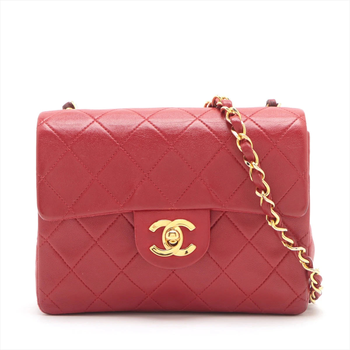 シャネル ミニマトラッセ17 ラムスキン シングルフラップ シングル  