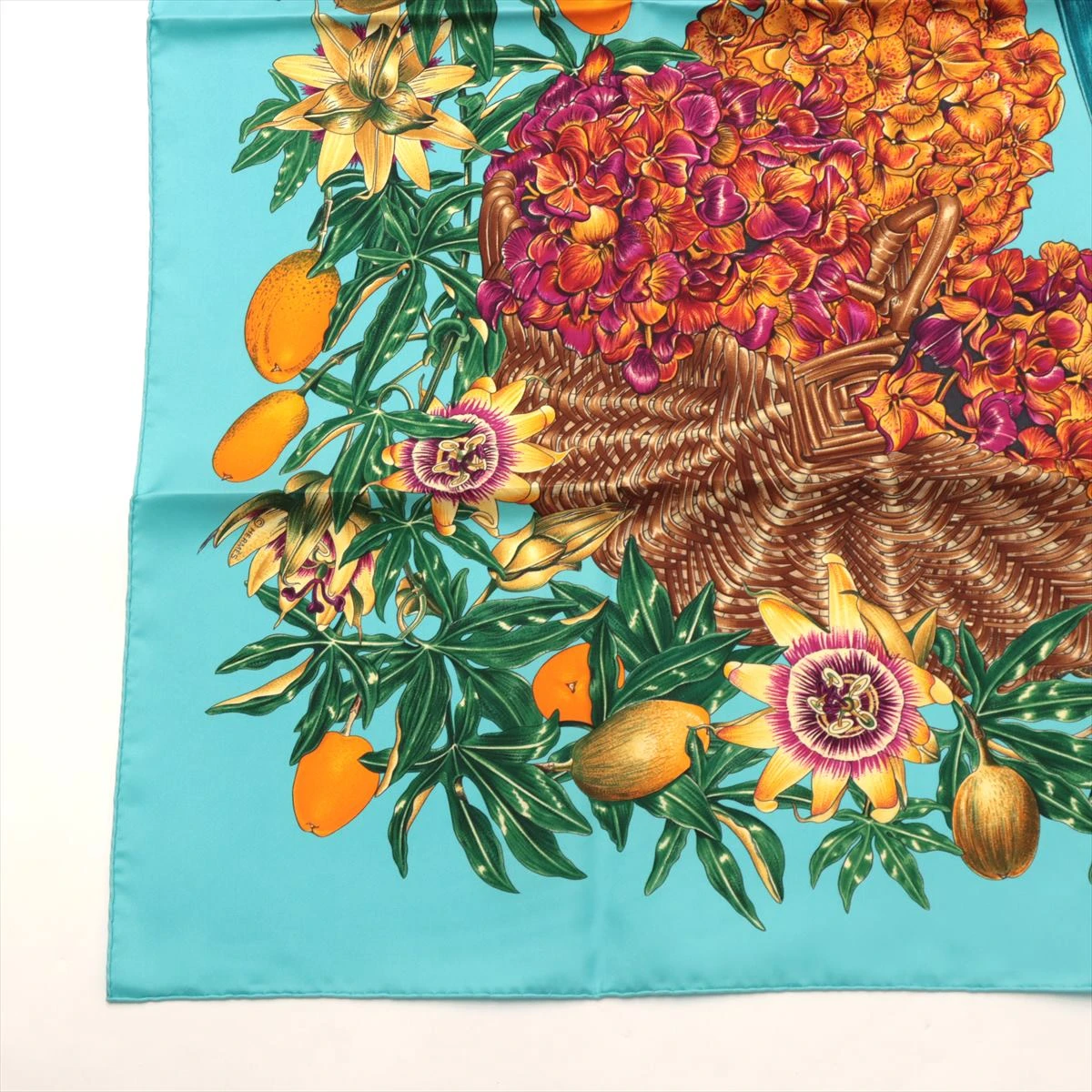 エルメス カレ90 PASSIFLORES パッションフラワー スカーフ