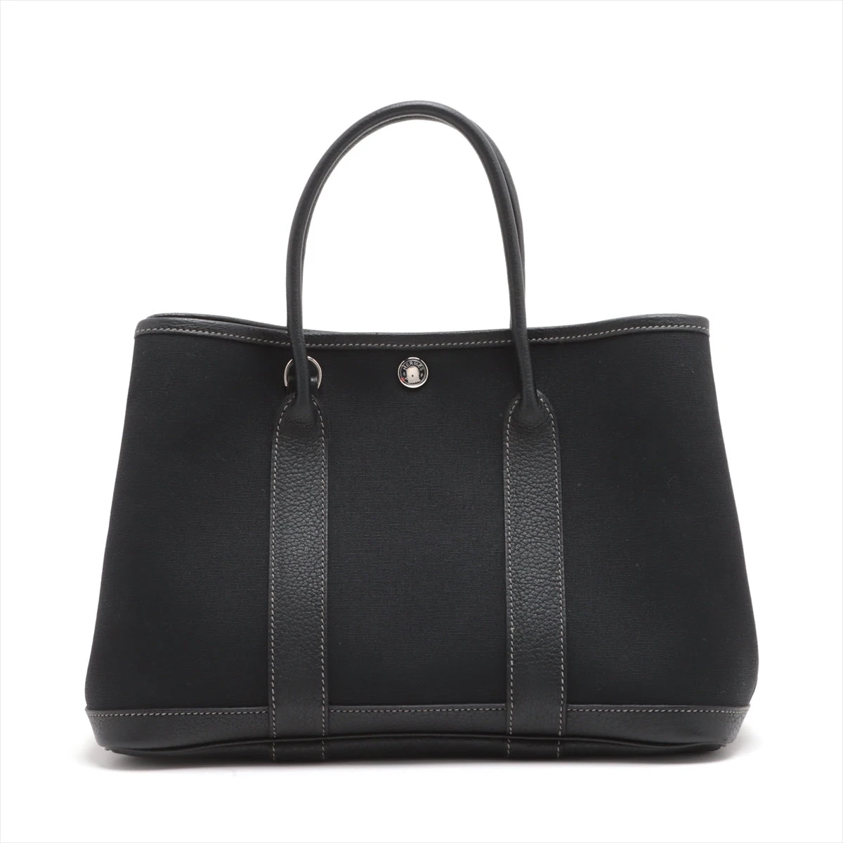 エルメス ガーデンパーティTPM トワルオフィシエ×ネゴンダ ブラック シルバー金具 □I:2005年
