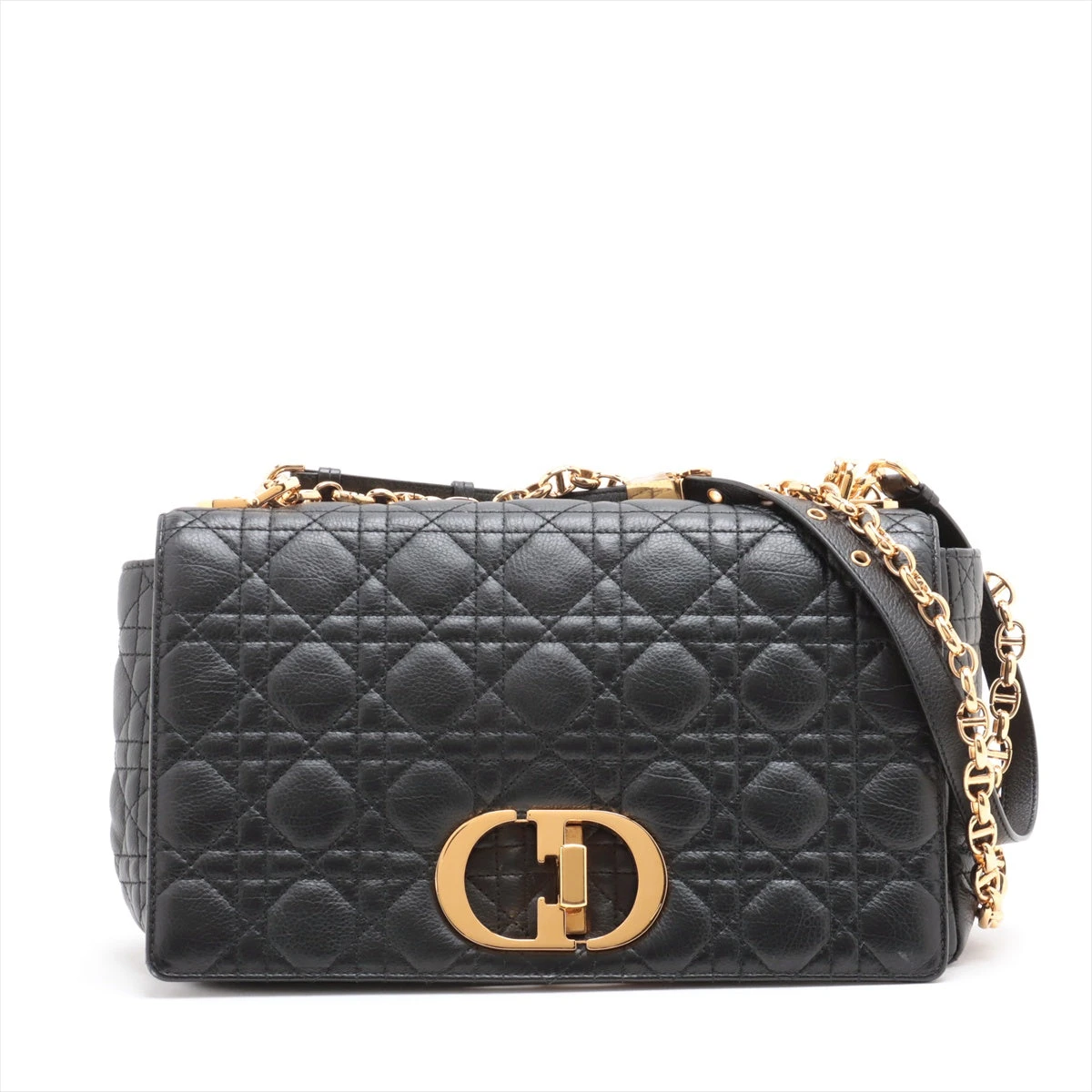 クリスチャンディオール レディディオール カロ レザー チェーン