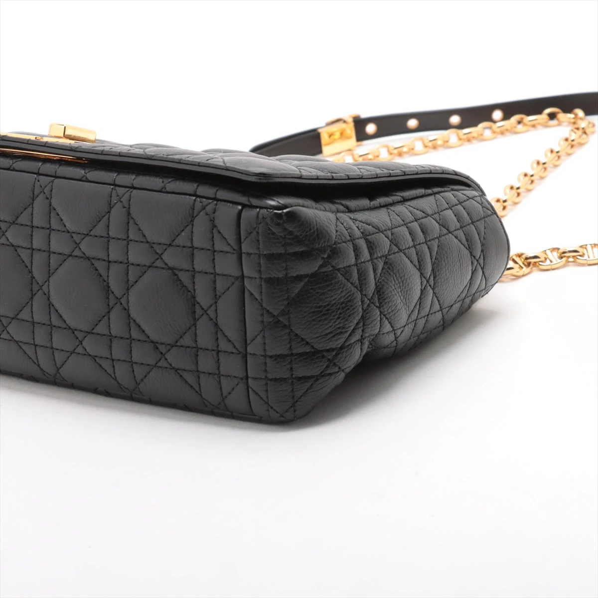 クリスチャンディオール レディディオール カロ レザー チェーン